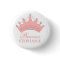 Princess Party Personalized Crown Button