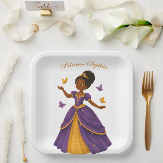 Princess party plate (Wedding)