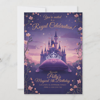 Princess Party Royal Celebration Invitation