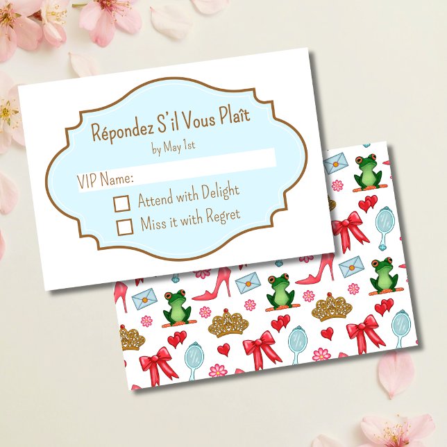 Princess Party RSVP Card (Creator Uploaded)