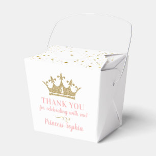 Princess Party Take Out Favor Favor Boxes
