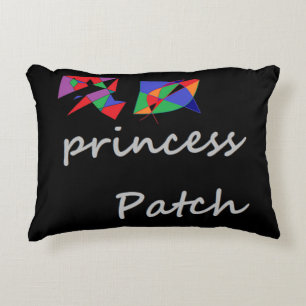 Princess Patch cat love logo in honor her Accent Pillow