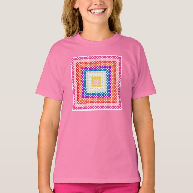 Princess Pattern #105 - PrinterKids T-Shirt (Front)