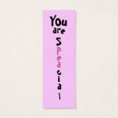 Princess Pea Bookmark (Back)