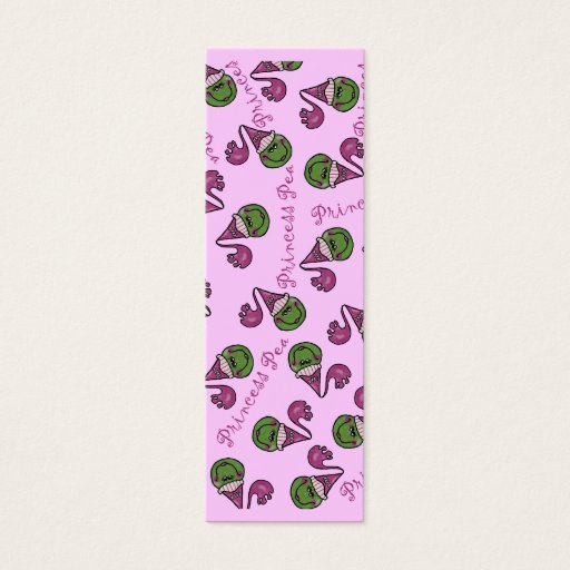 Customizable Princess Pea Bookmark Business Card Template