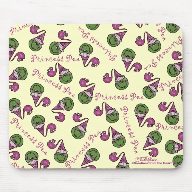 Princess Pea Mouse Pad (Front)