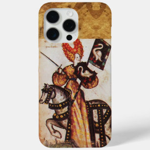 PRINCESS PENTHESILEA AS MEDIEVAL KNIGHT Heraldic iPhone 15 Pro Max Case