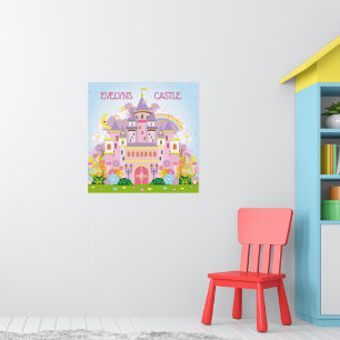 Princess! Personalized Castle wall decor poster