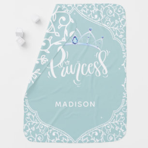 Princess Personalized Royal Baby Blanket