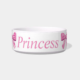 princess cat bowl