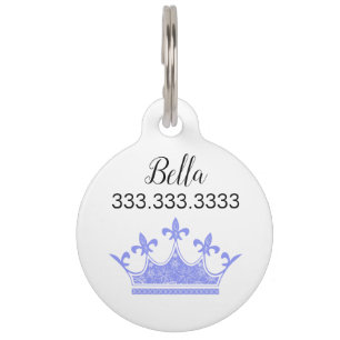 Princess Pet ID Tag