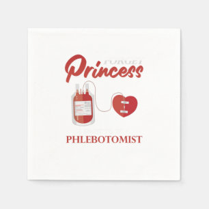 Princess Phlebotomist Phlebotomy Blood Syringe Gif Napkins