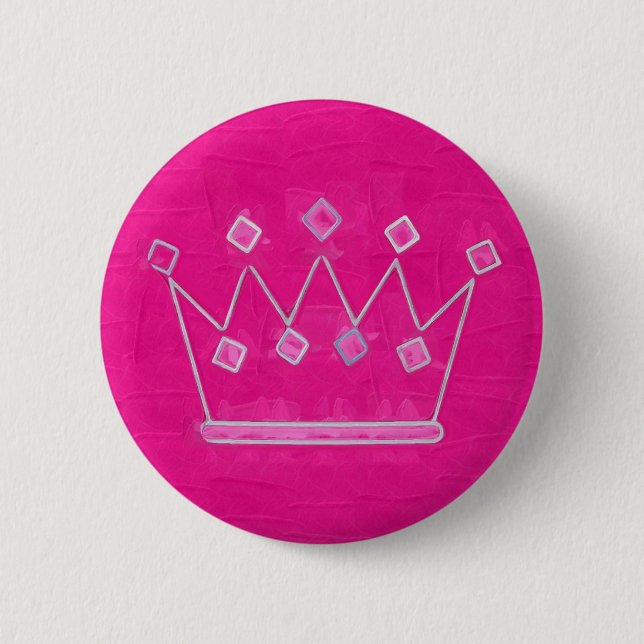 princess pinback button (Front)