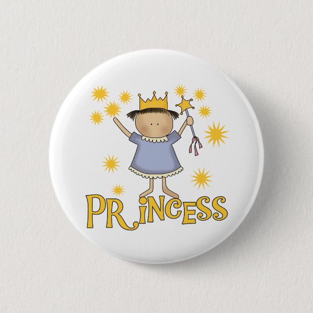 Princess Pinback Button (Front)