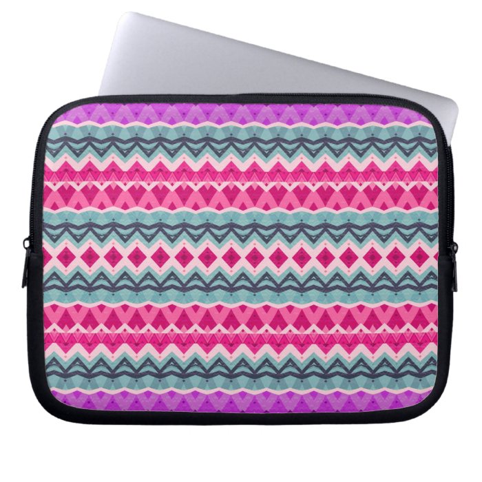 Princess   Pink Aztec Laptop Sleeve