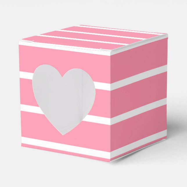Princess Pink  Favor Boxes (Front Side)
