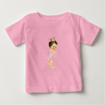 Princess Pink &amp; Gold  Baby T-shirt at Zazzle