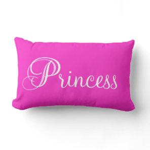 Princess Pink Throw Personalized Pillow