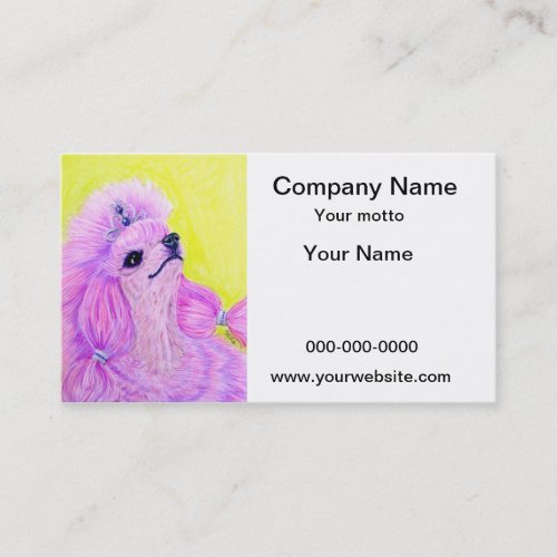 Princess Poodle Business Card