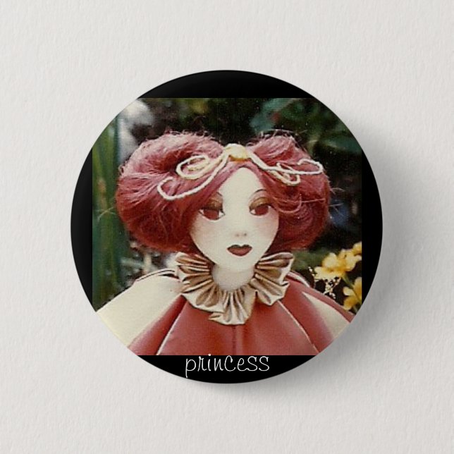 princess portrait button (Front)