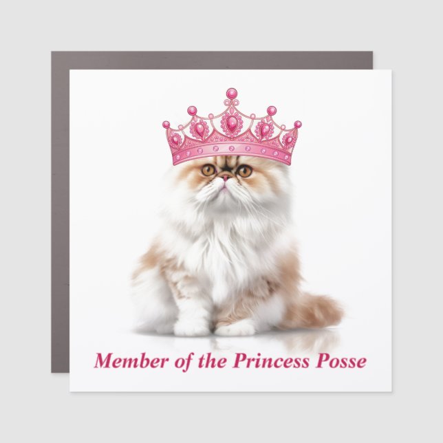 Princess Posse Car Magnet (Front)