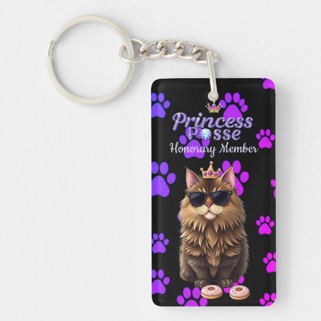 Princess Posses Honorary Member Keychain (Front)