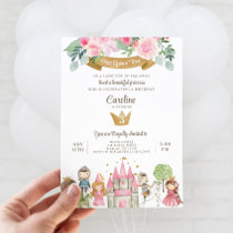 Princess, Prince and Knight Birthday Invitation