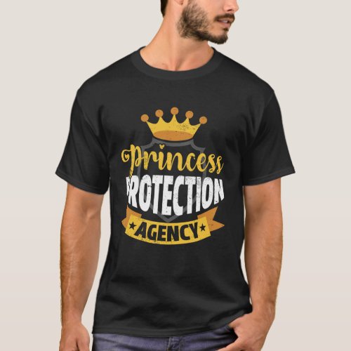 Princess Protection Agency Tiara Badge Mens Father T_Shirt