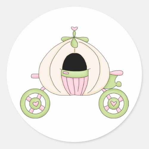 Princess Pumpkin Coach Sticker