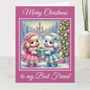 Princess Puppies Best Friends Christmas Card