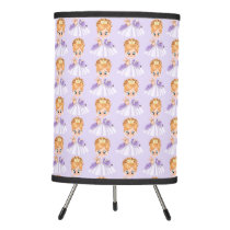 Princess purple nursery tripod lamp