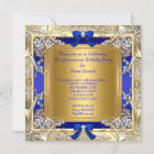 Princess Quinceanera Gold Royal Blue Silver Party