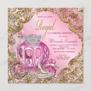 Princess Quinceañera Invitation