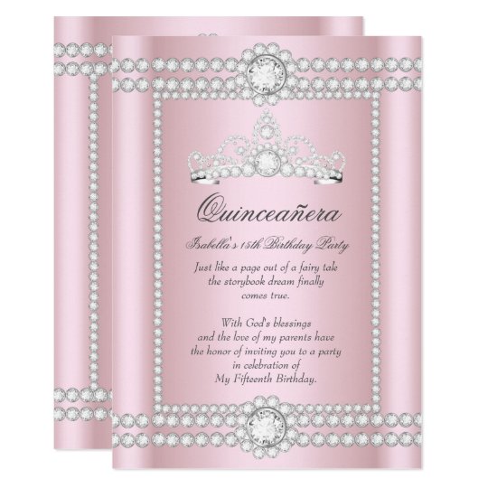 Princess Quinceanera Invitations 8