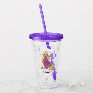 Princess Rapunzel - Add Your Name Acrylic Tumbler