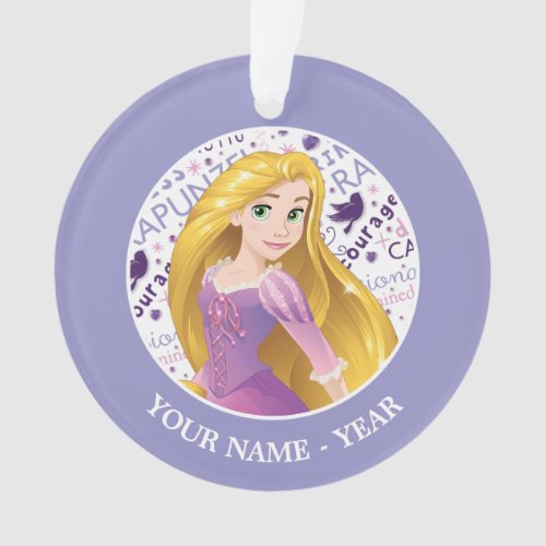 Princess Rapunzel  Rapunzel Add Your Name Ornament