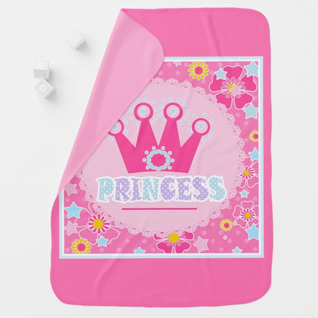 Princess . receiving blanket (In Situ)