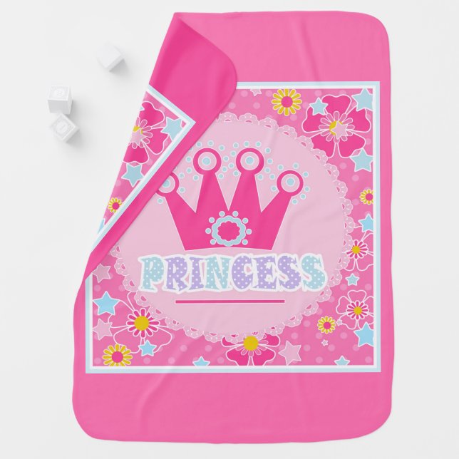 Princess . receiving blanket (In Situ)