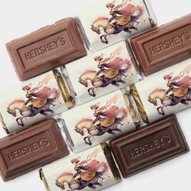 Princess riding horse hershey's miniatures (Assorted)