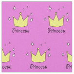 Princess rose gold. Cute baby Fabric