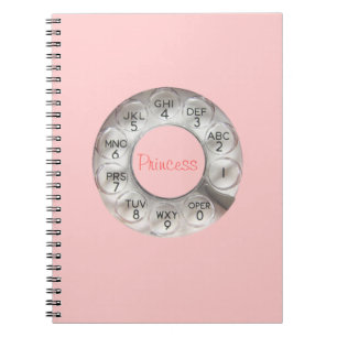 Princess Rotary Phone Notebook
