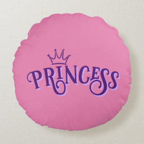 Princess Round Pillow