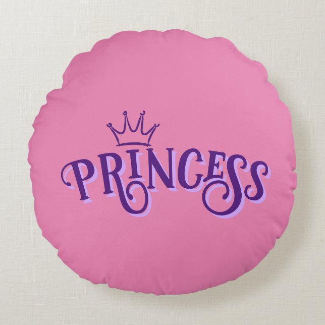 Princess Round Pillow (Front)