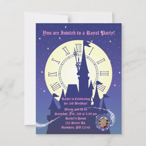 Princess Royal Birthday Party Invitation