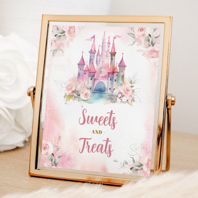 Princess Royal Castle 5th Birthday Sweets Treats Poster (Creator Uploaded)