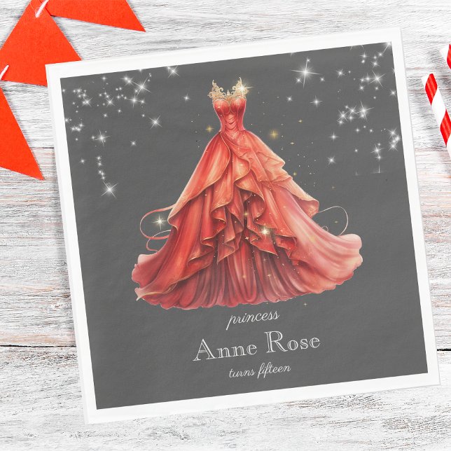 Princess royal dress napkins (Creator Uploaded)