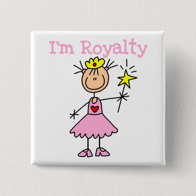Princess Royalty Button (Front)