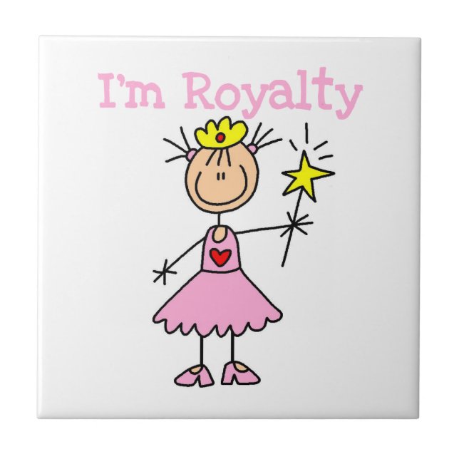 Princess Royalty Ceramic Tile (Front)