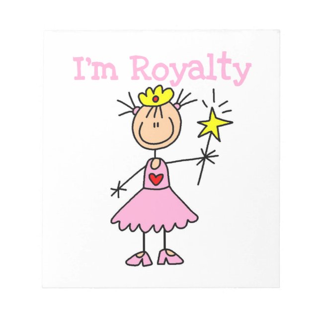 Princess Royalty Notepad (Front)