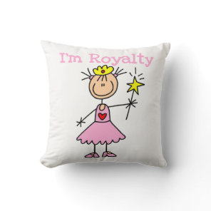 Princess Royalty Throw Pillow